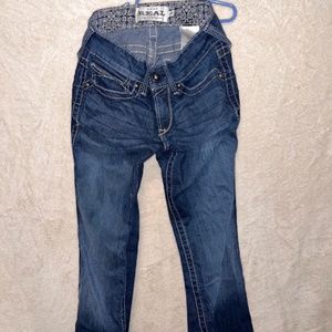Low Rise Blue Jeans